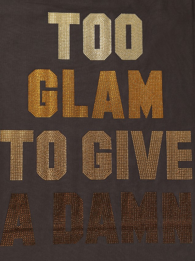 T-shirt com Strass