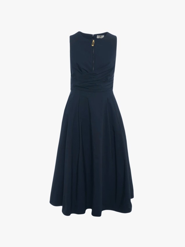 Vestido em Voile de Tafet�