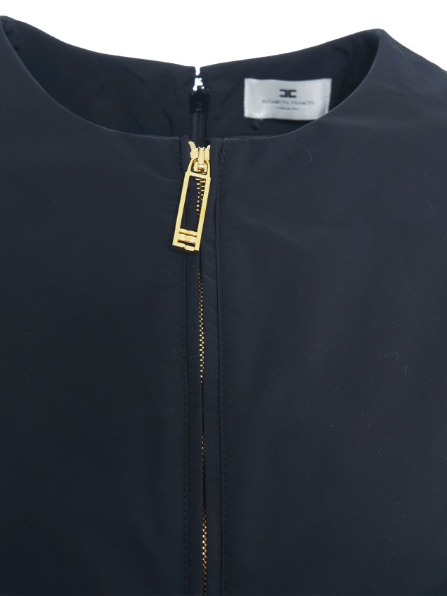 Vestido em Voile de Tafetá