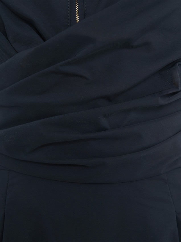 Vestido em Voile de Tafetá