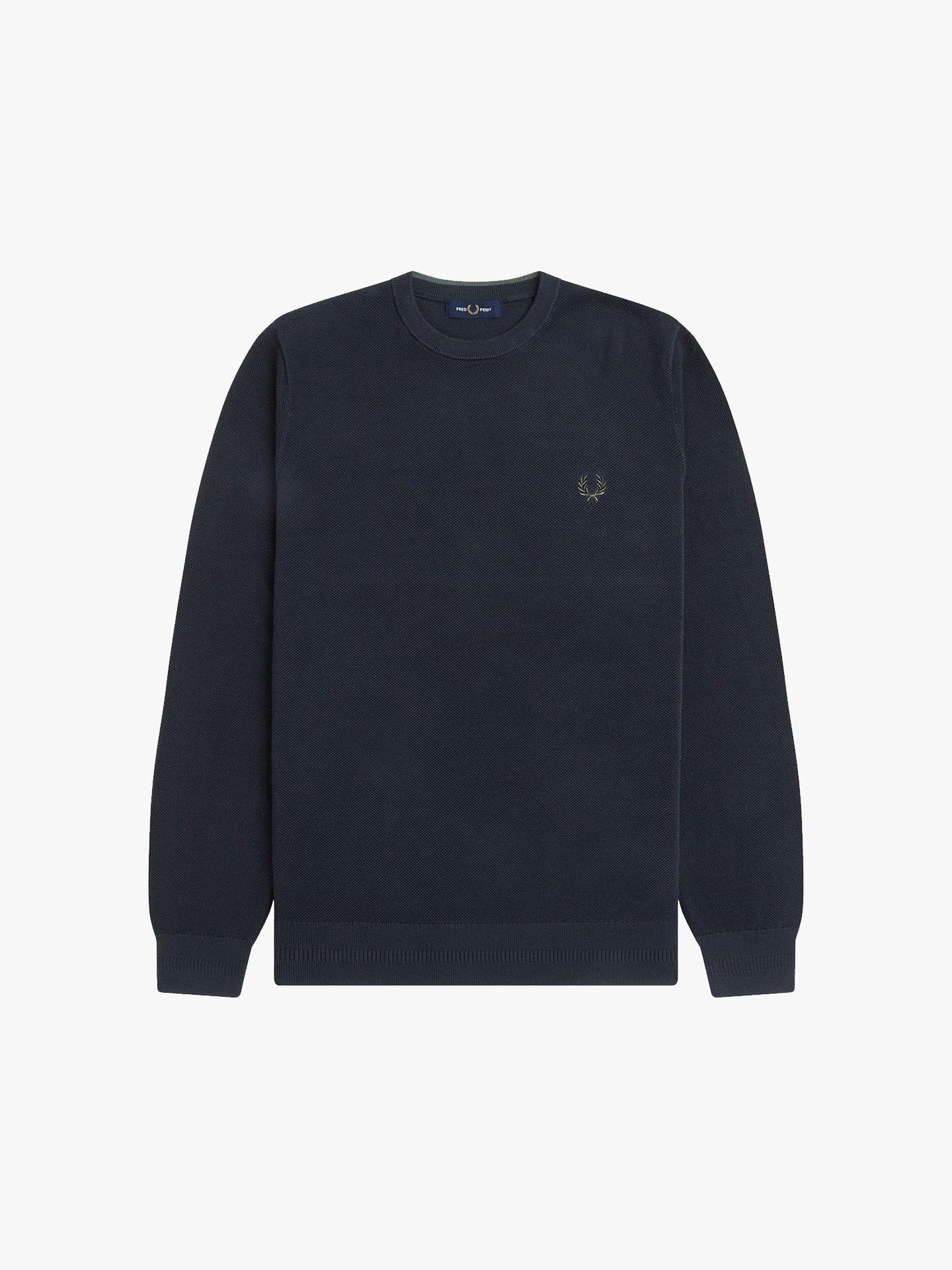 Camisola com Pespontos em Piqué