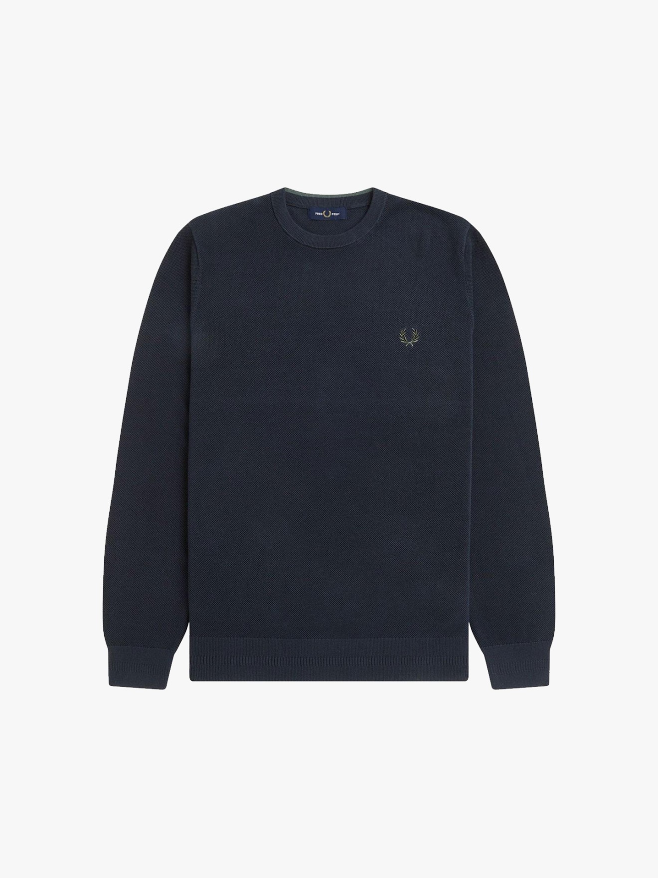 Camisola com Pespontos em Piqué