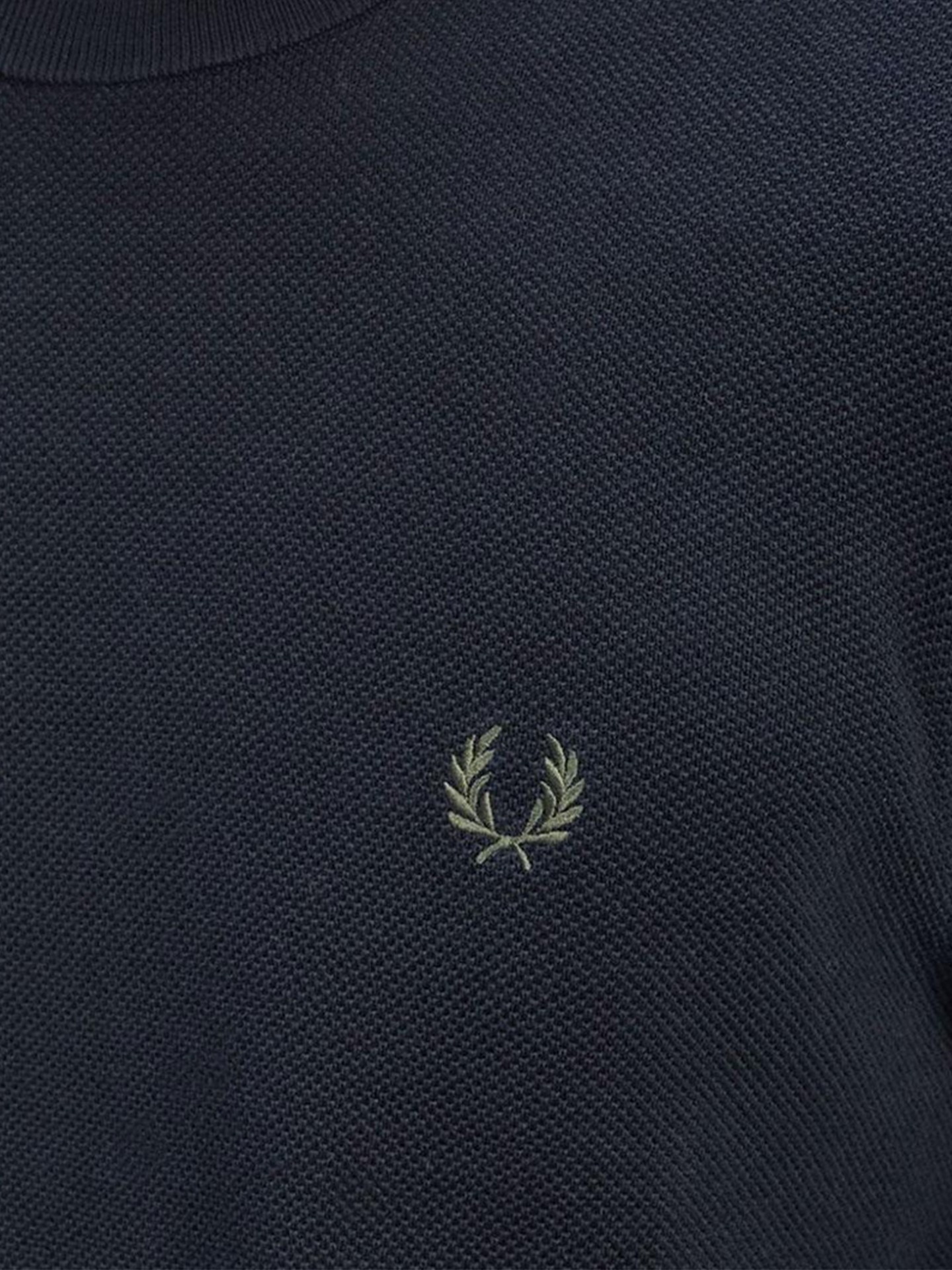 Camisola com Pespontos em Piqué
