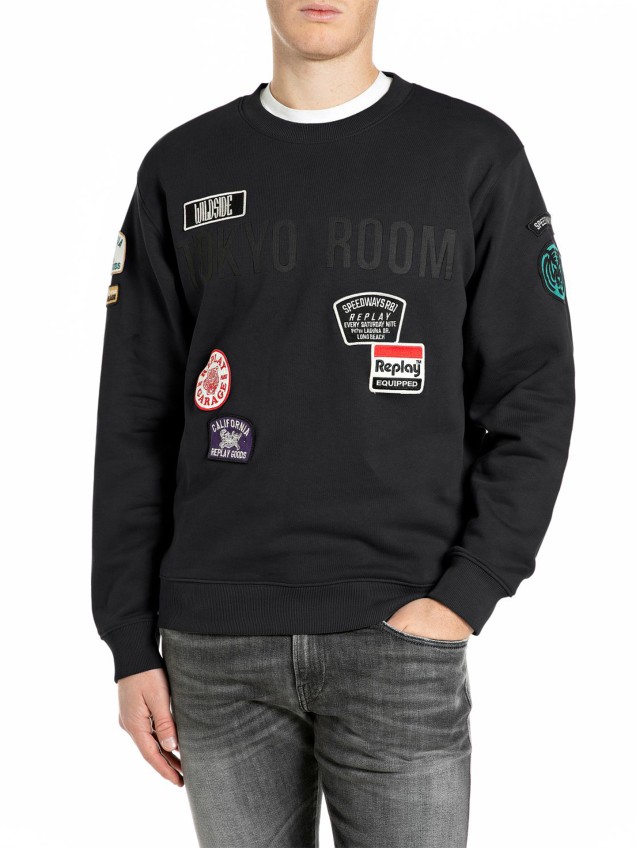 Sweatshirt com Patches