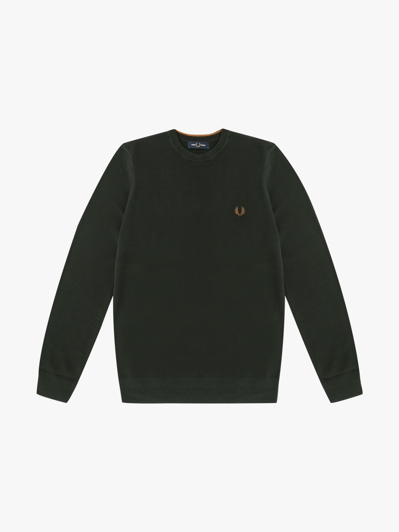 Camisola com Pespontos em Piqué