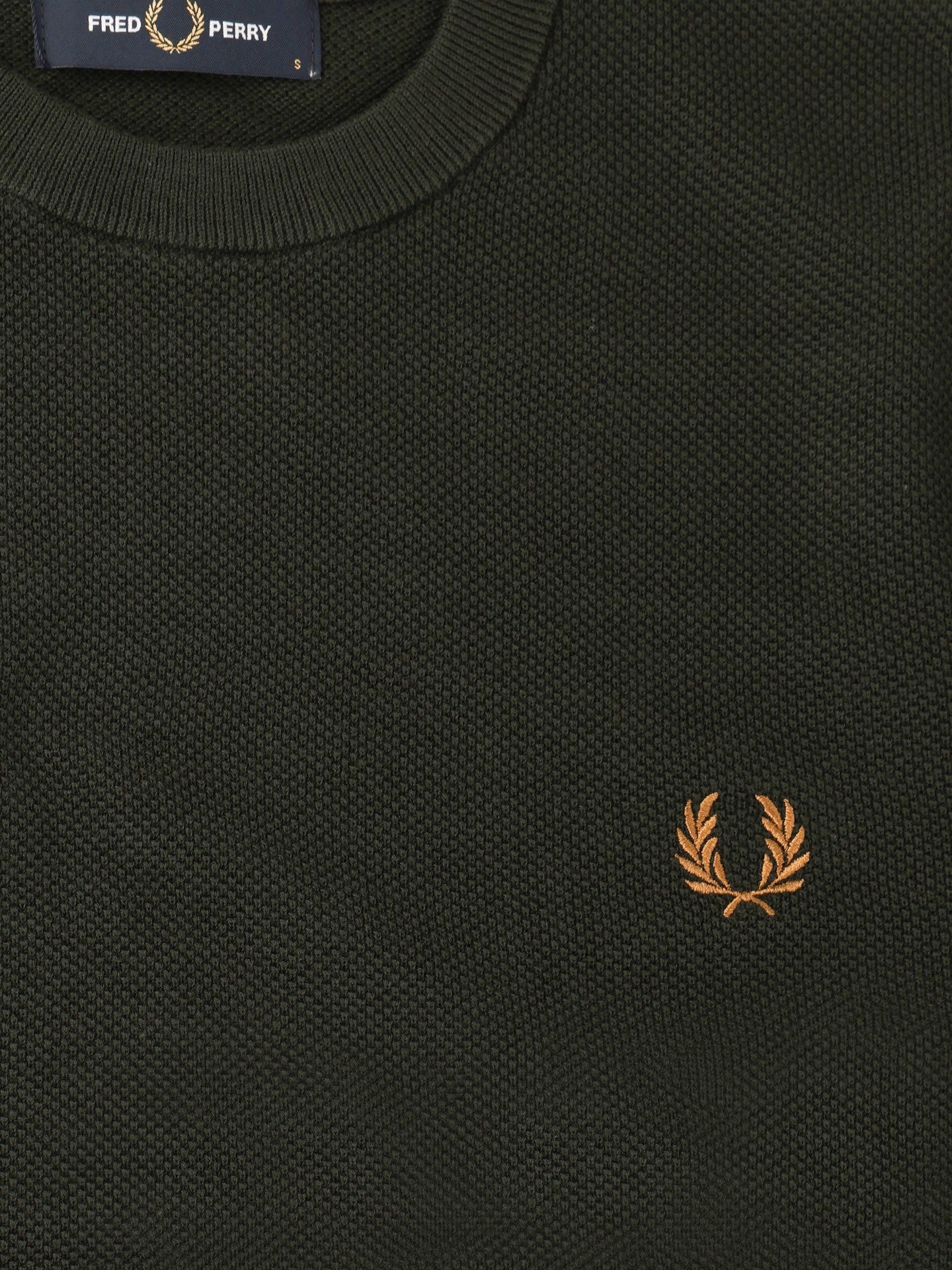Camisola com Pespontos em Piqué