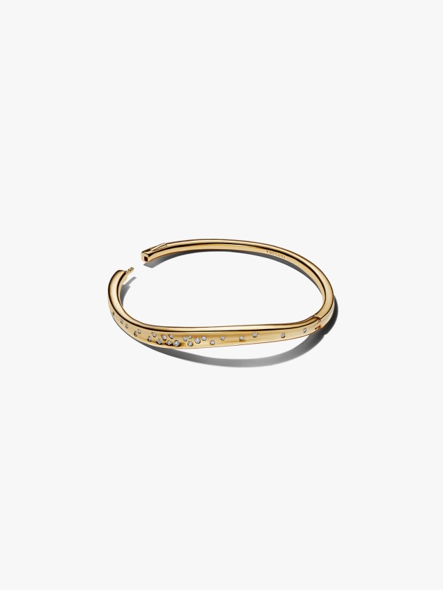 Bangle com Pedras Forma Orgânica