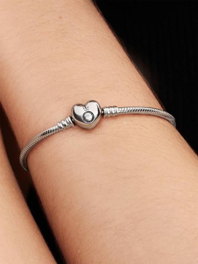 Pulseira Moments com Fecho de Cora��o