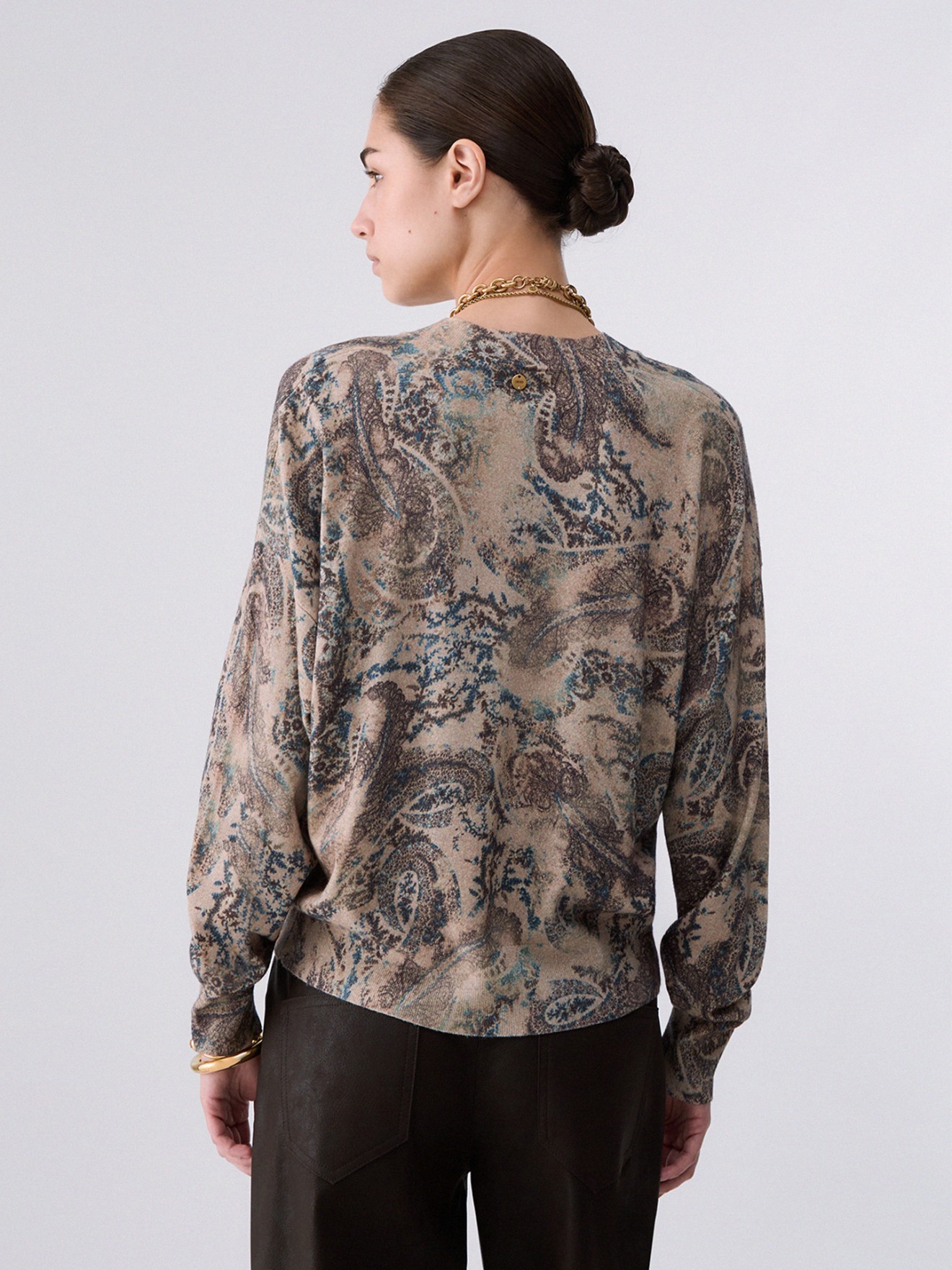 Camisola de Malha com Decote em V