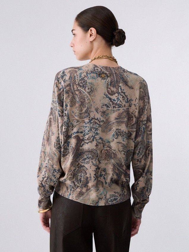 Camisola de Malha com Decote em V