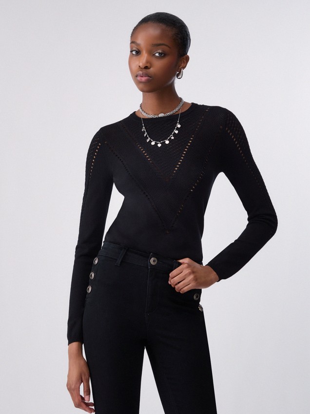 Top de Malha com Cut-out