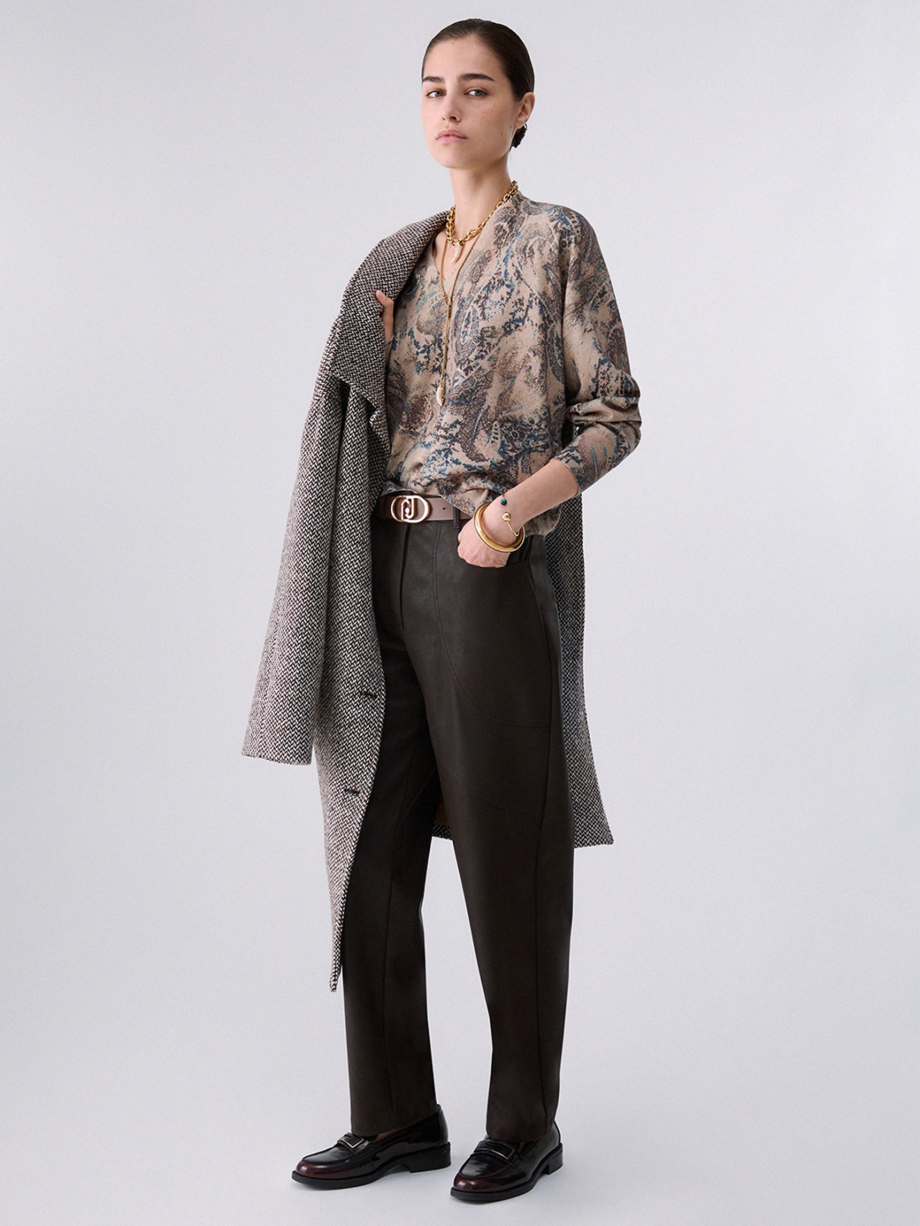 Camisola de Malha com Decote em V