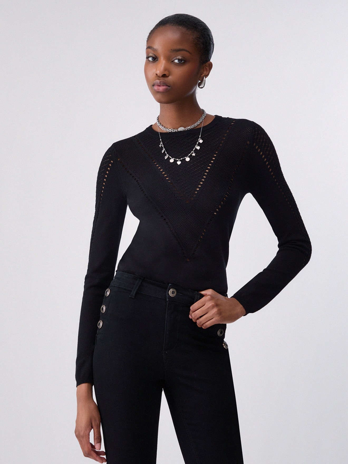 Top de Malha com Cut-out