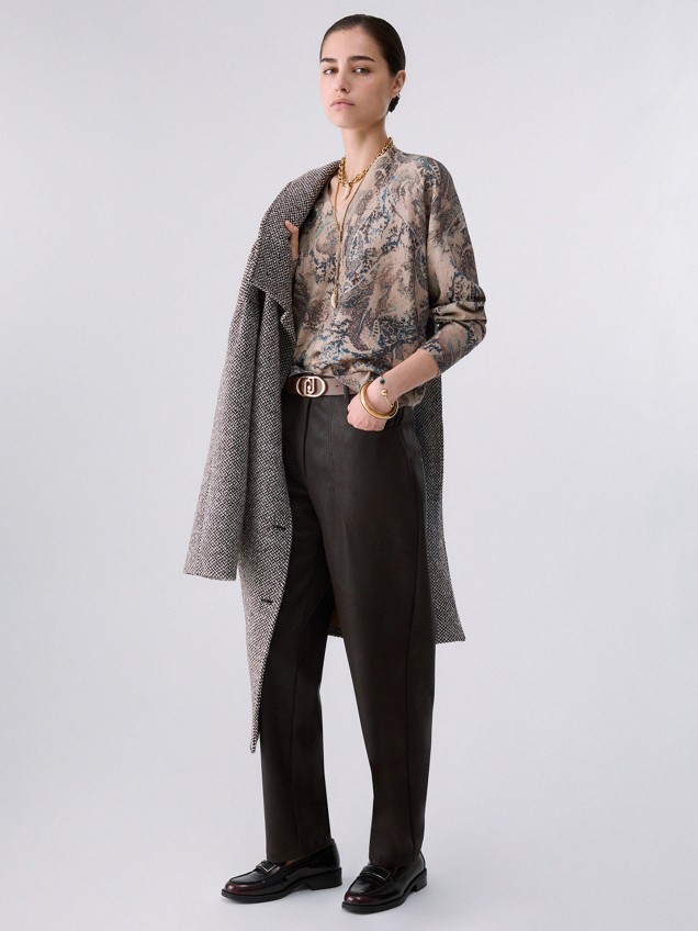 Camisola de Malha com Decote em V
