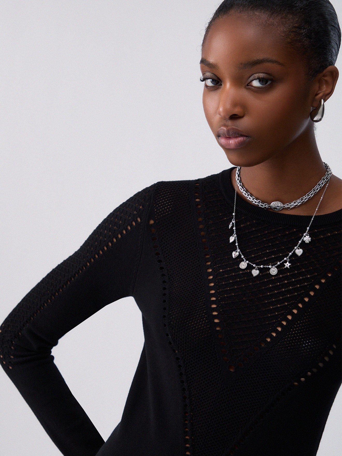 Top de Malha com Cut-out