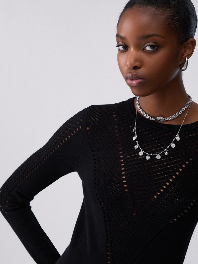 Top de Malha com Cut-out