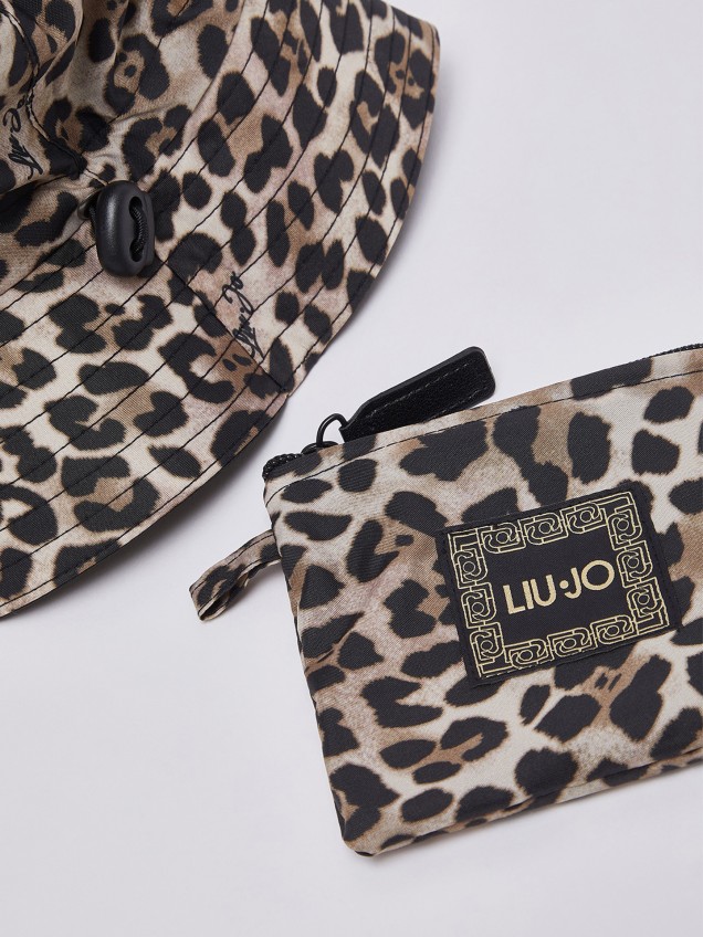 Chapéu Cloche Animal Print