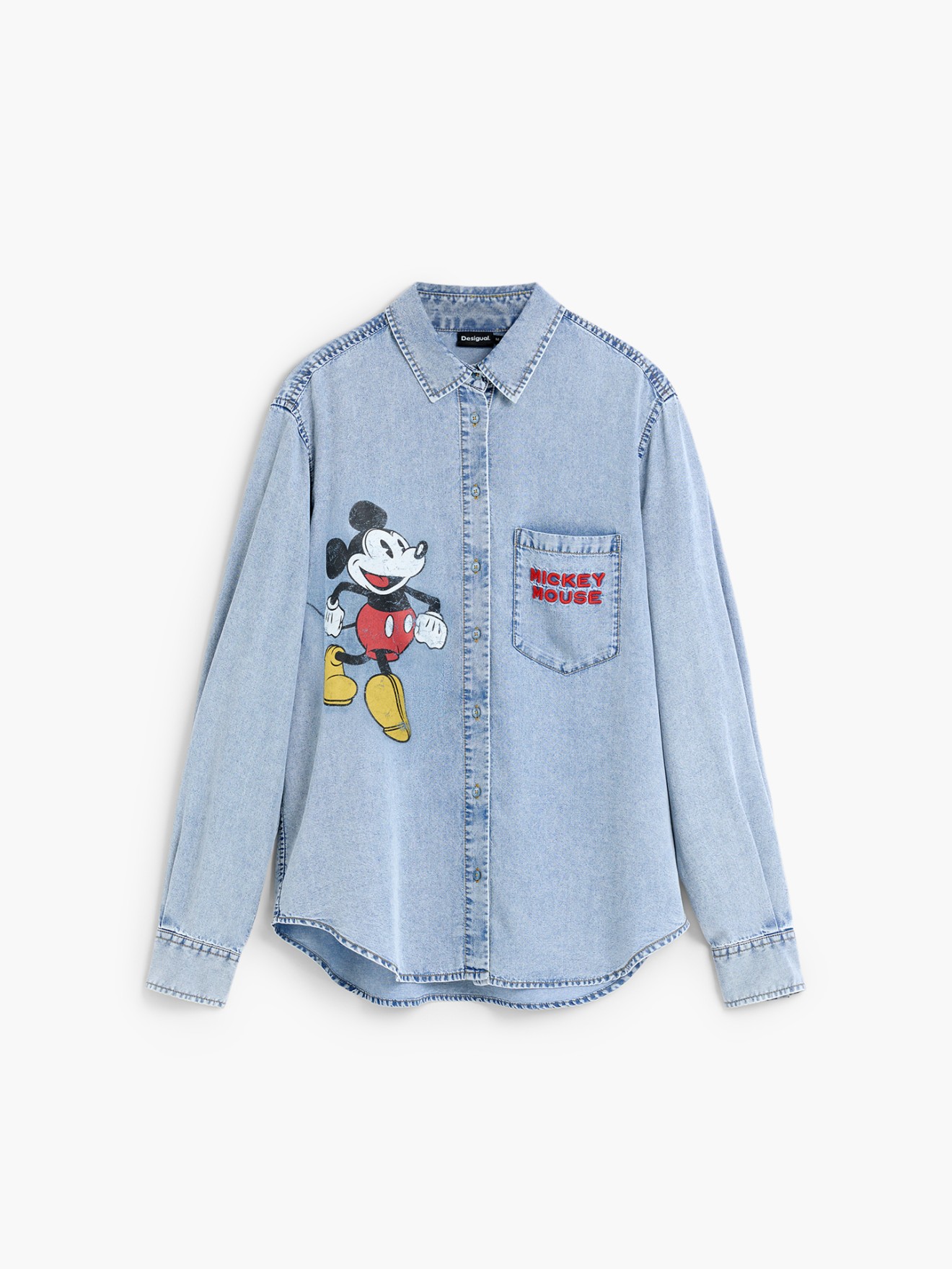 Camisa Denim Mickey Disney
