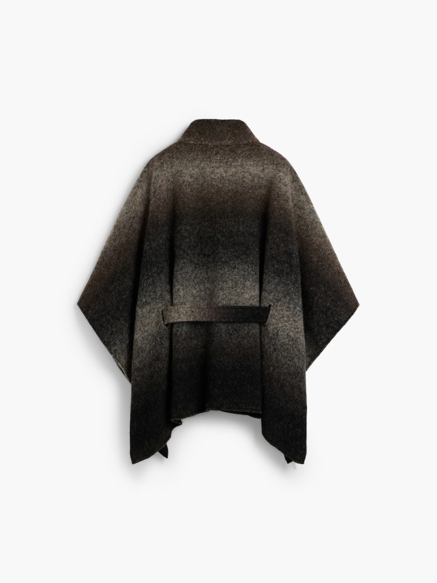 Poncho com Cinto e Fecho de Correr