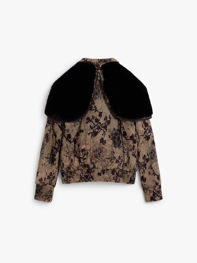 Casaco Acolchoado Estampado