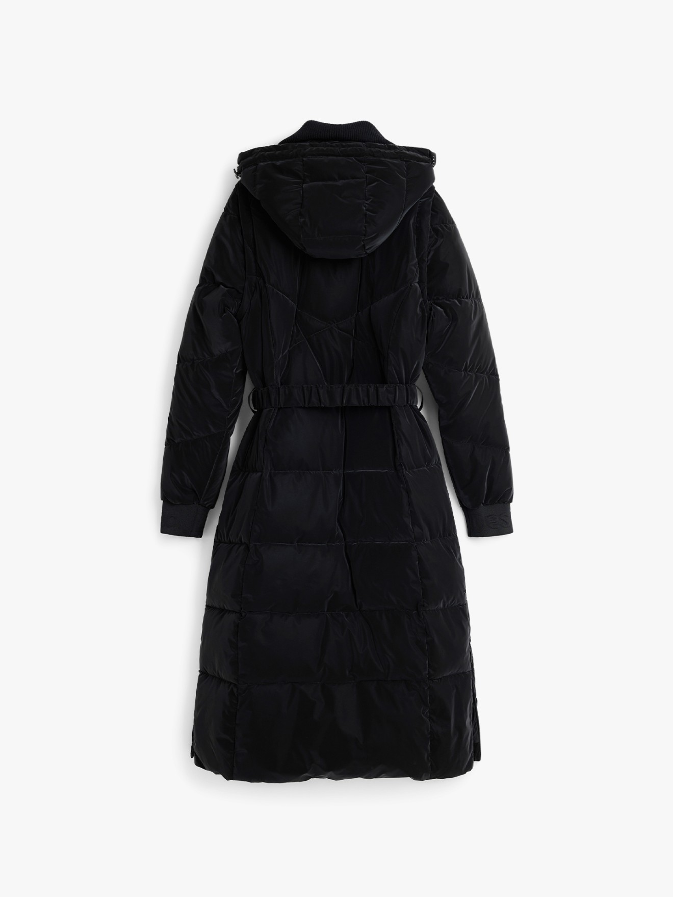 Parka Comprida Acolchoada com Mangas Remov�veis