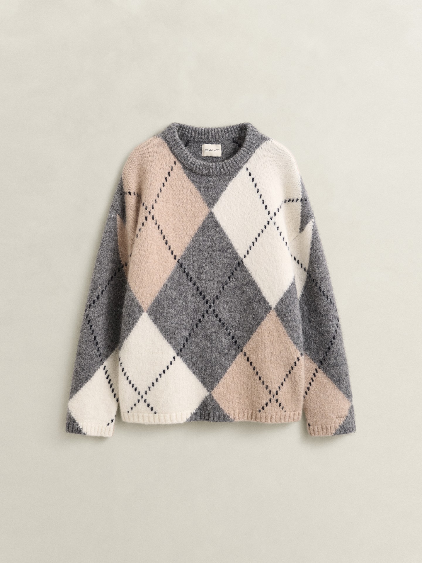 Camisola Oversize com Gola Redonda
