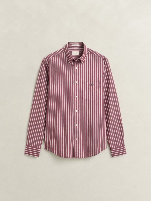 Camisa Regular Fit às Riscas