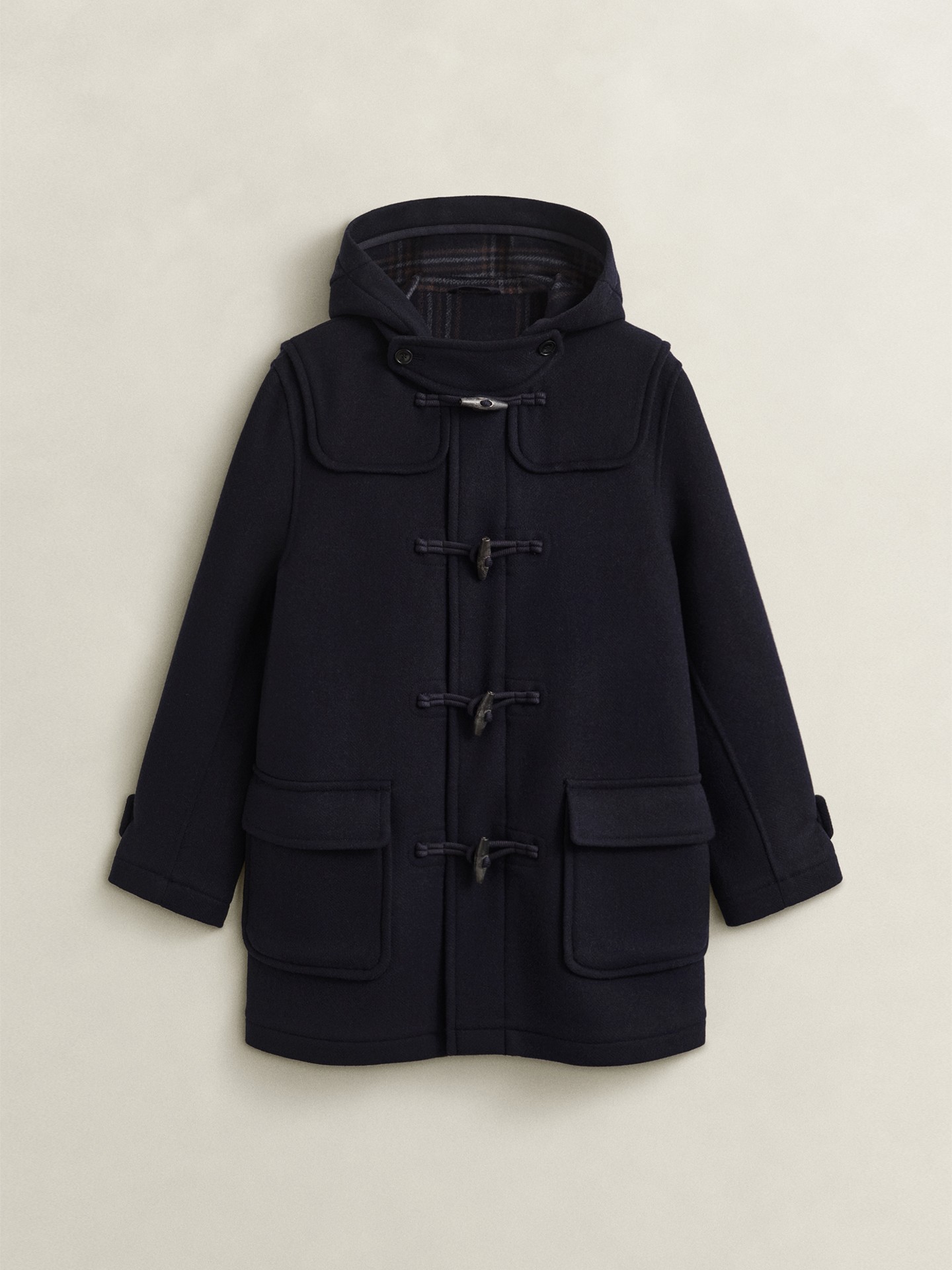 Duffle Coat Regular Fit com Capuz