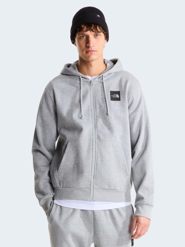 Camisola com Capuz e Fecho de Correr Box Half Dome