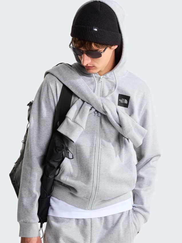 Camisola com Capuz e Fecho de Correr Box Half Dome