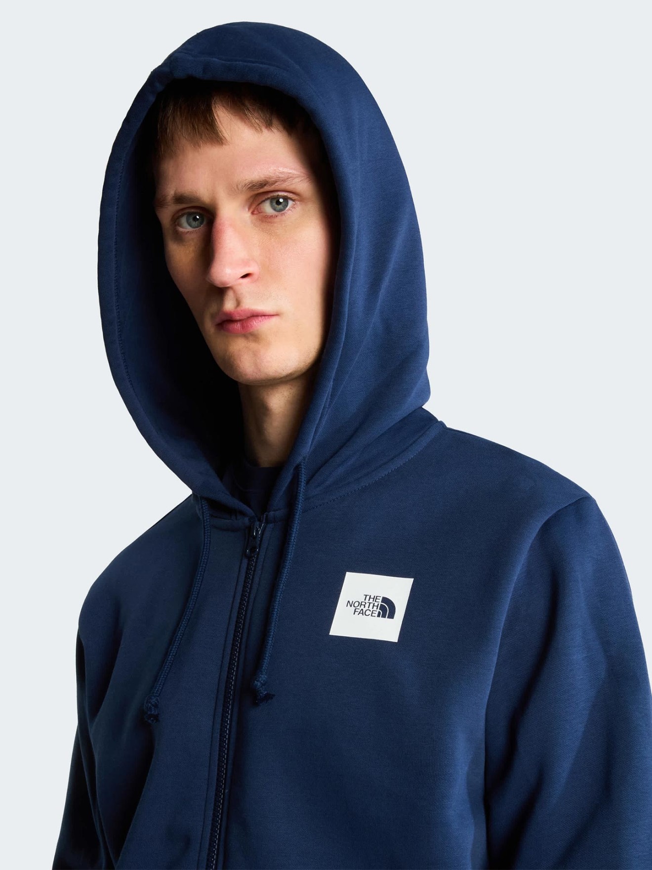 Camisola com Capuz e Fecho de Correr Box Half Dome
