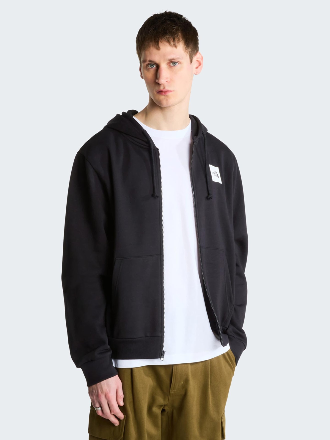 Camisola com Capuz e Fecho de Correr Box Half Dome