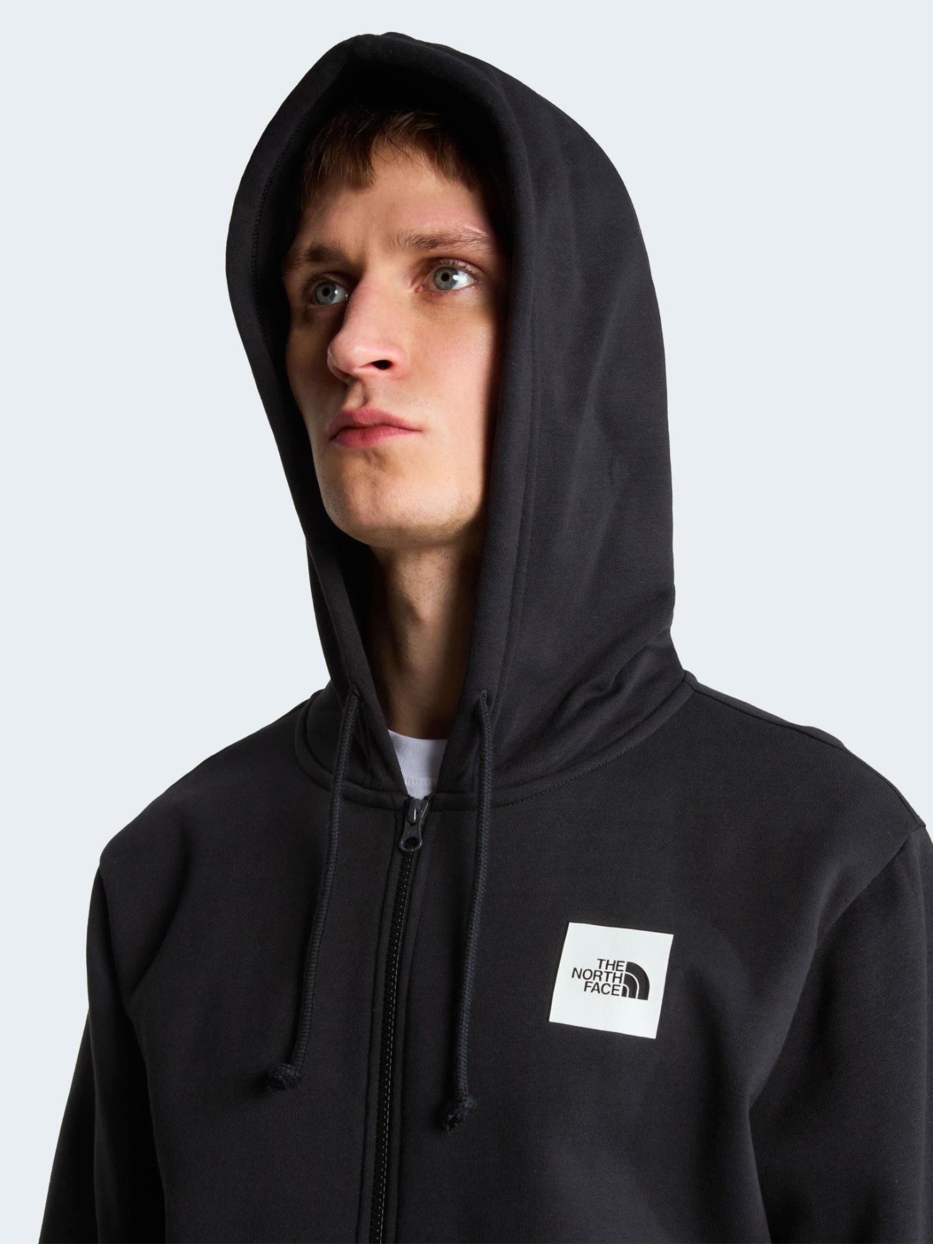 Camisola com Capuz e Fecho de Correr Box Half Dome