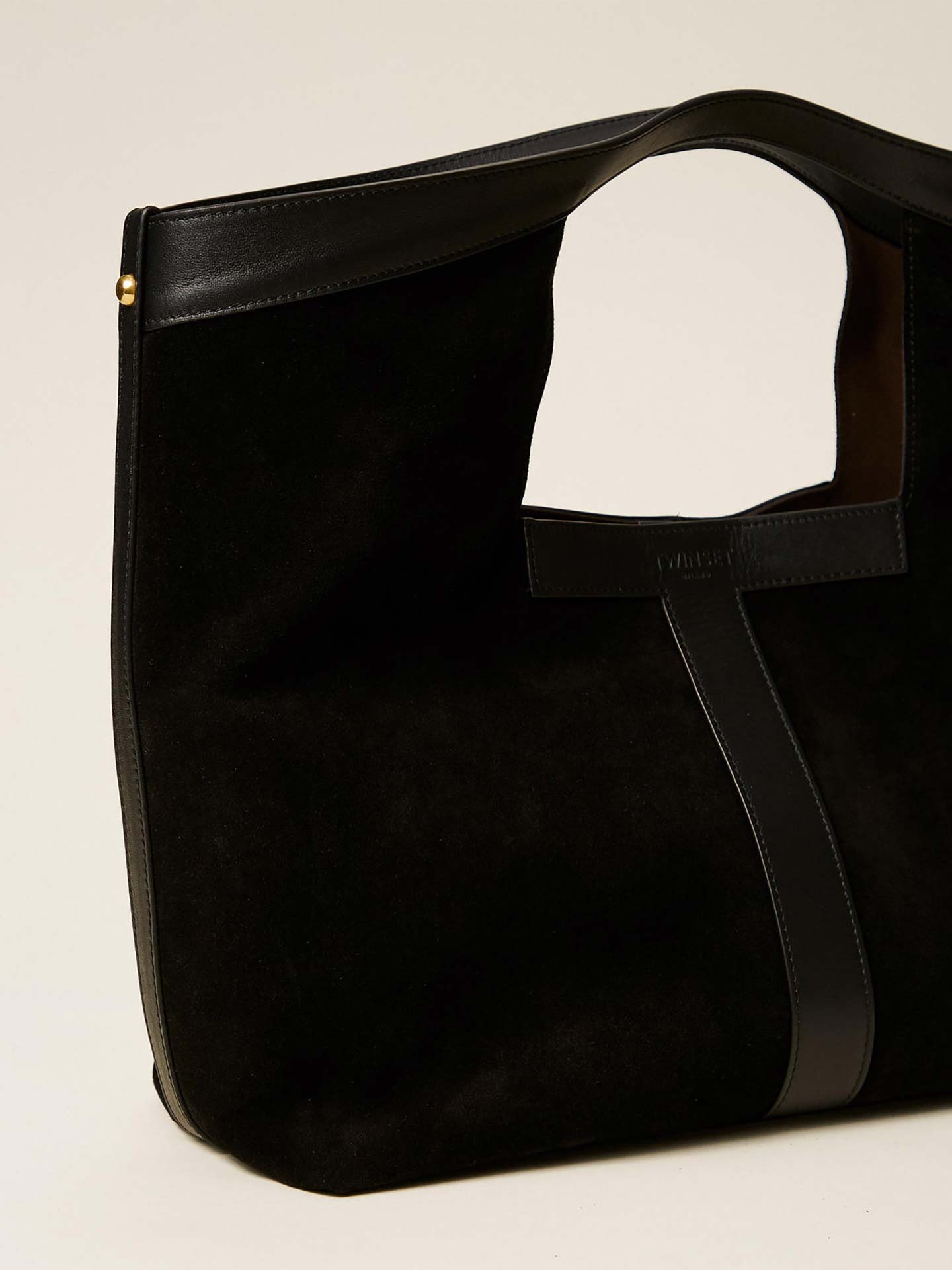 Mala Shopper em Camurça