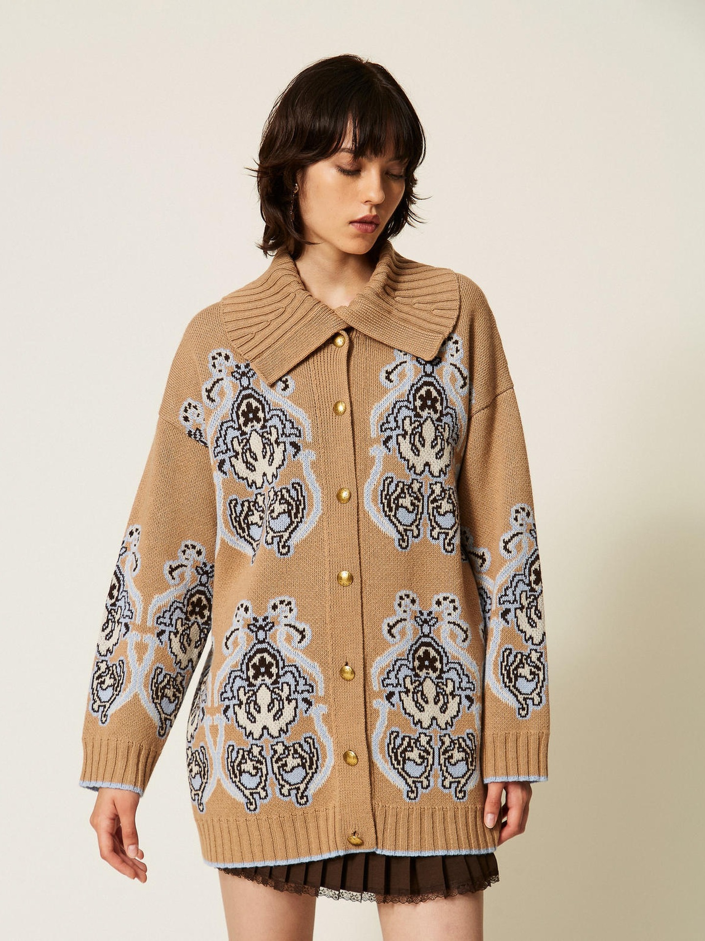Casaco de Malha Jacquard