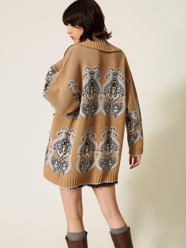 Casaco de Malha Jacquard
