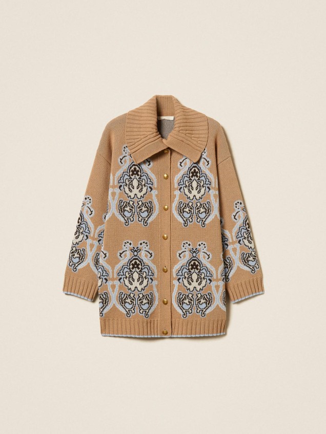 Casaco de Malha Jacquard