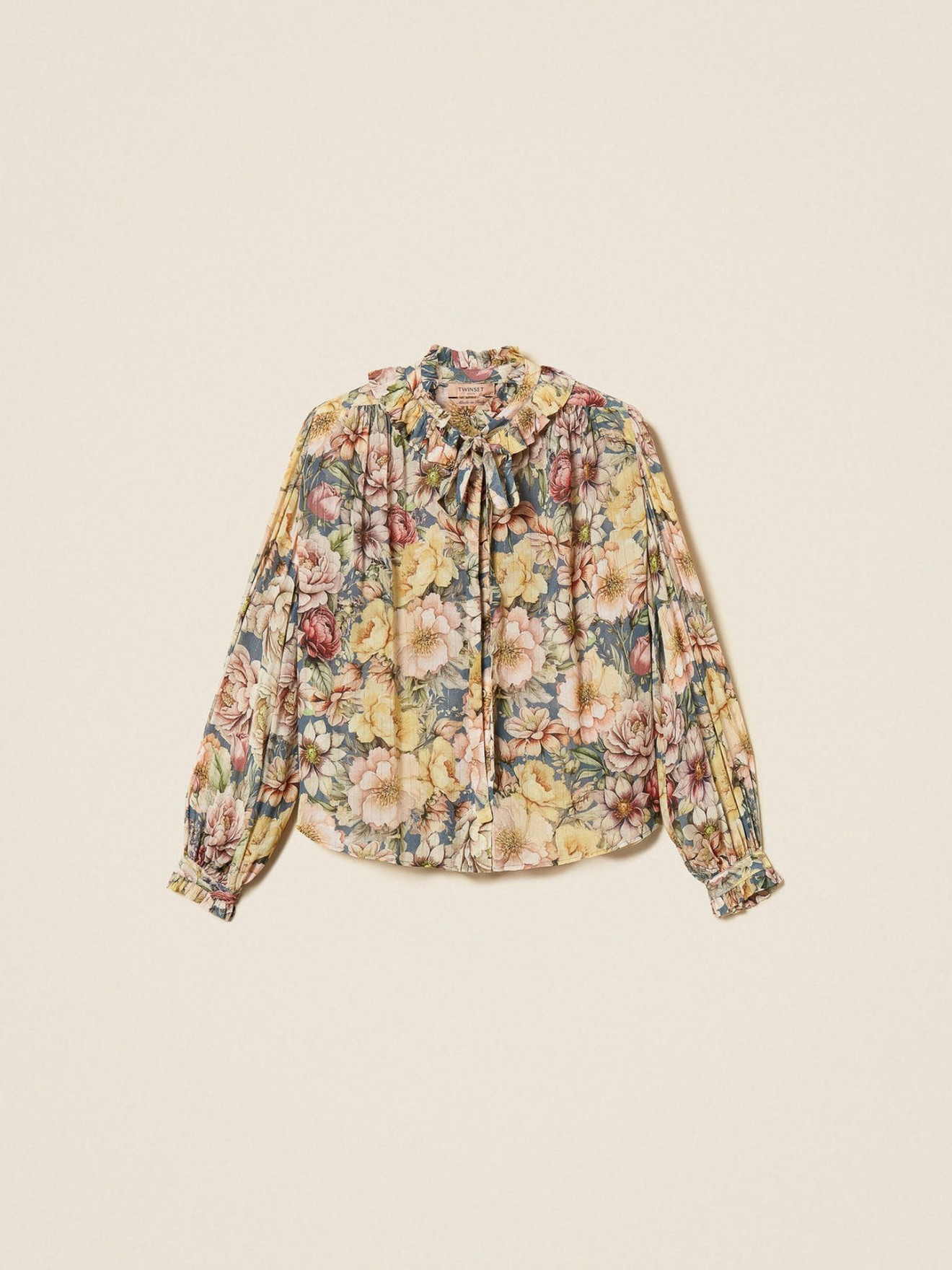Blusa com Padrão Floral