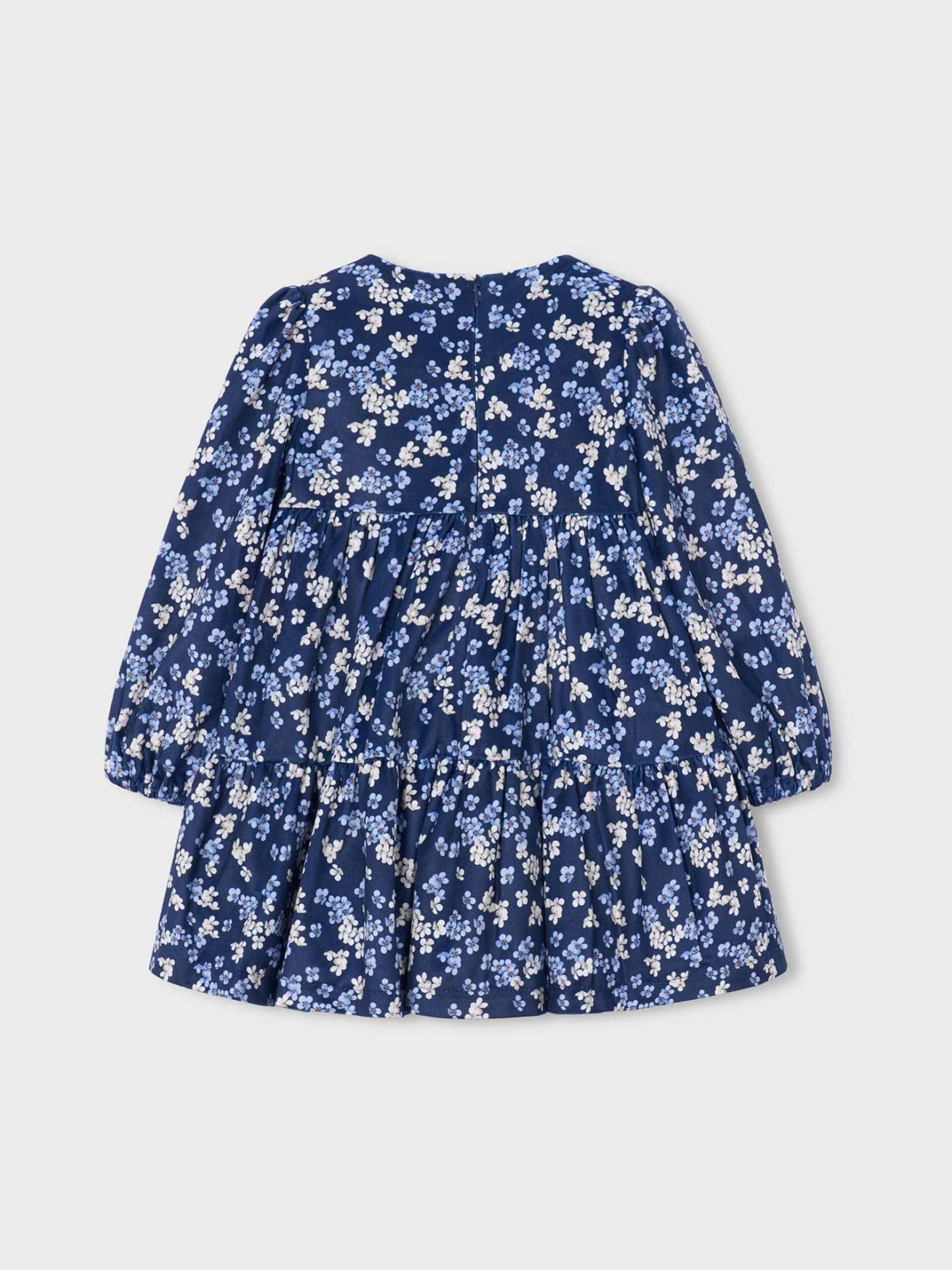Vestido Estampado com Manga Comprida