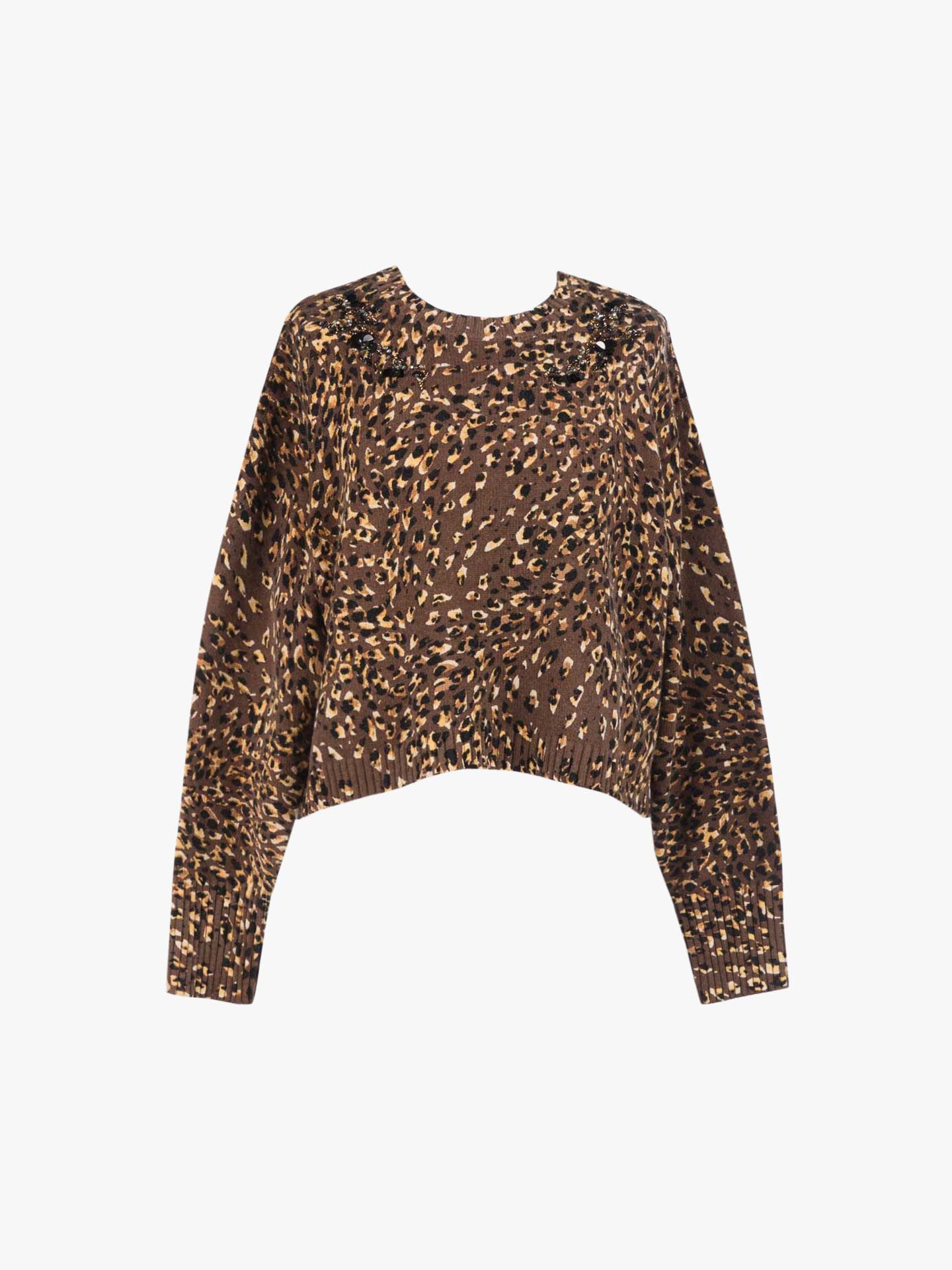 Camisola de Malha com Decote Rente