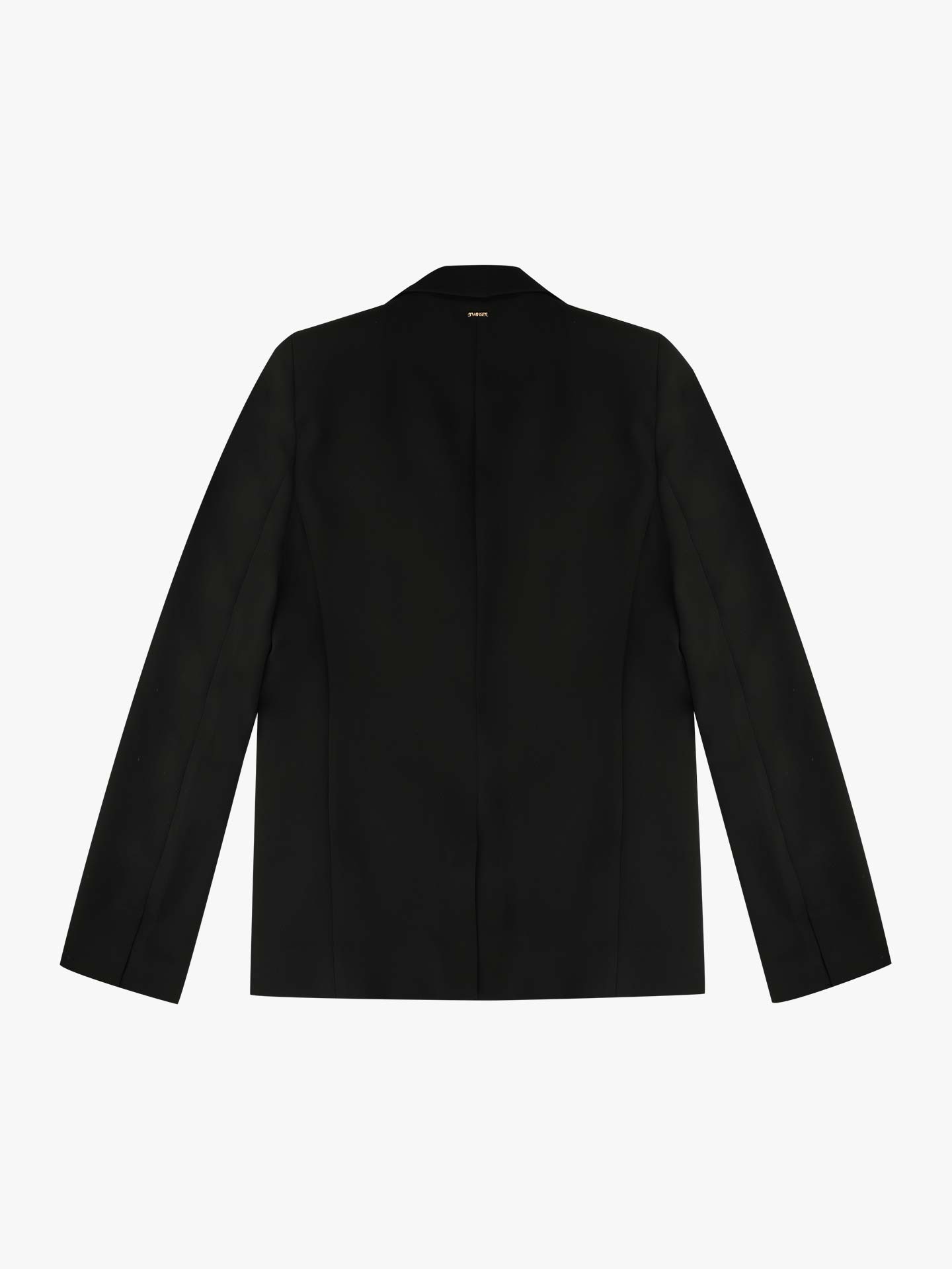 Blazer em Crepe com Botão de Coração