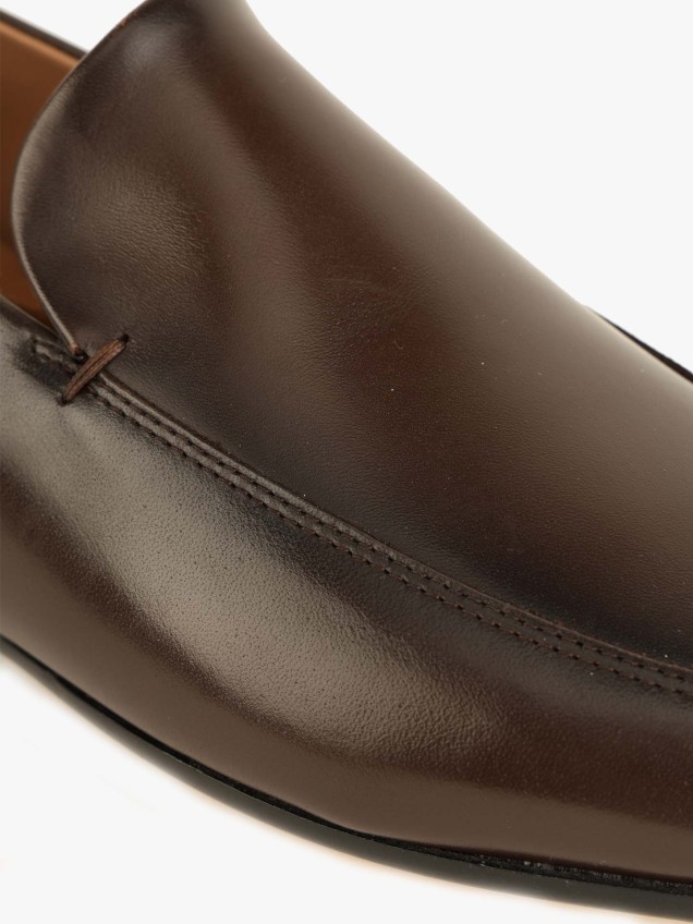 Loafers em Pele