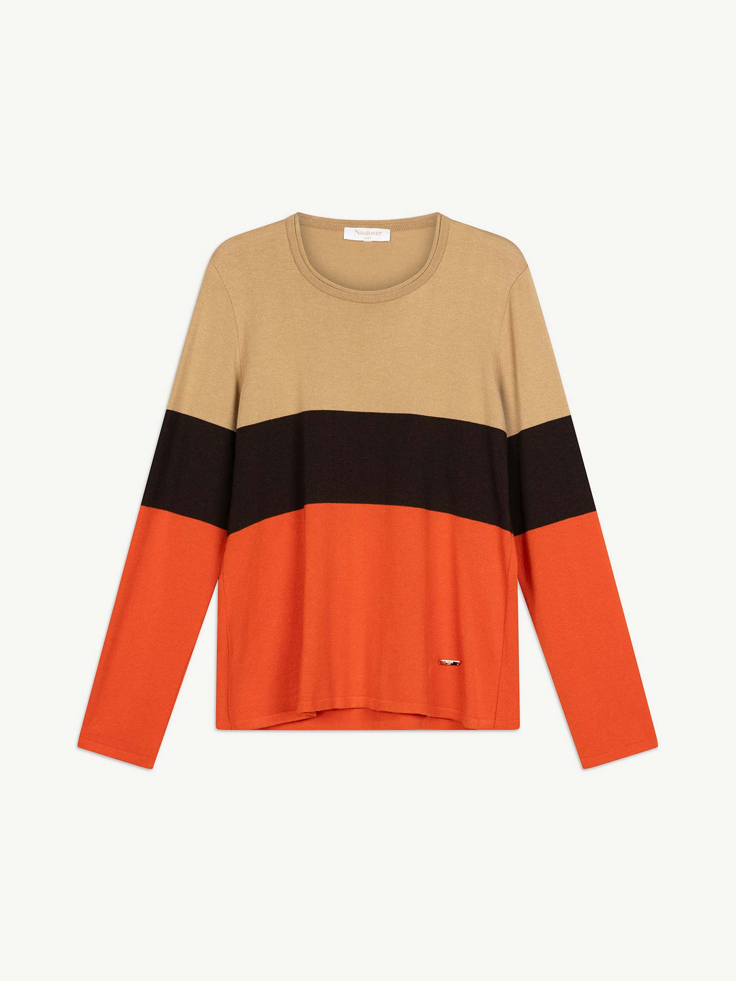 Camisola de Malha com Decote Redondo