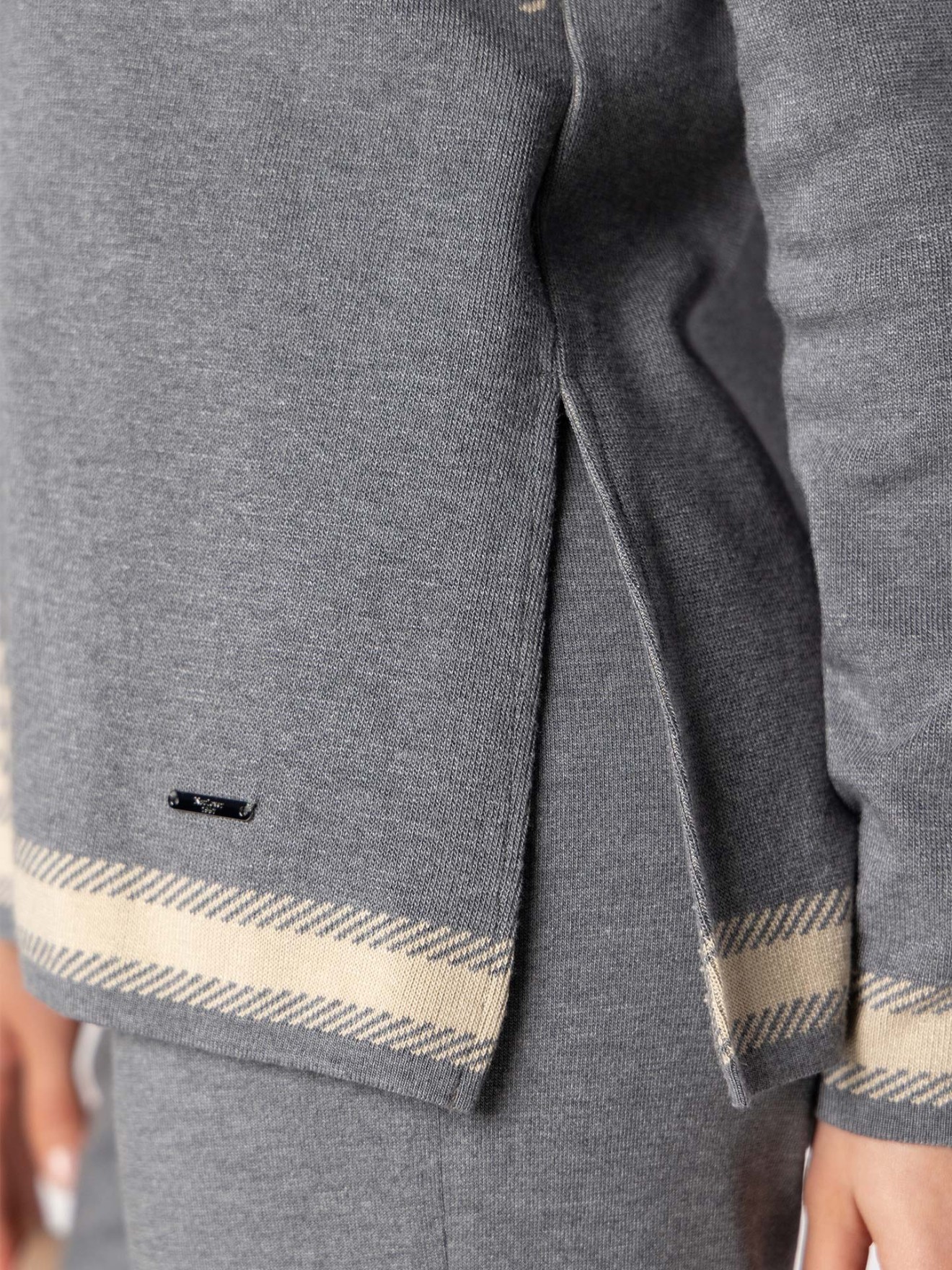 Camisola de Malha Pied-de-Poule