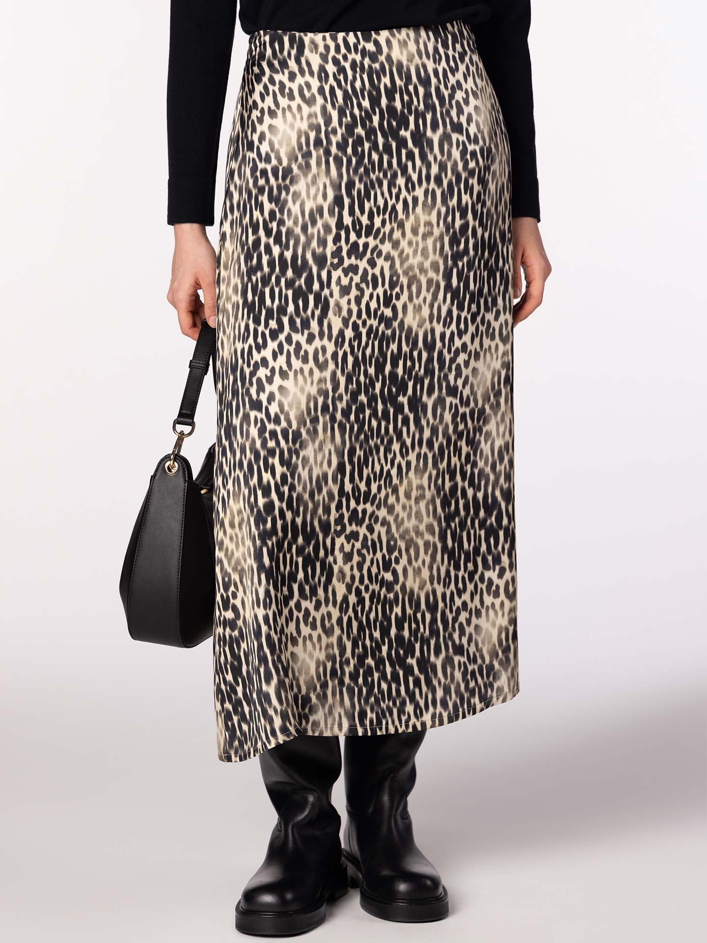Saia Midi Animal Print