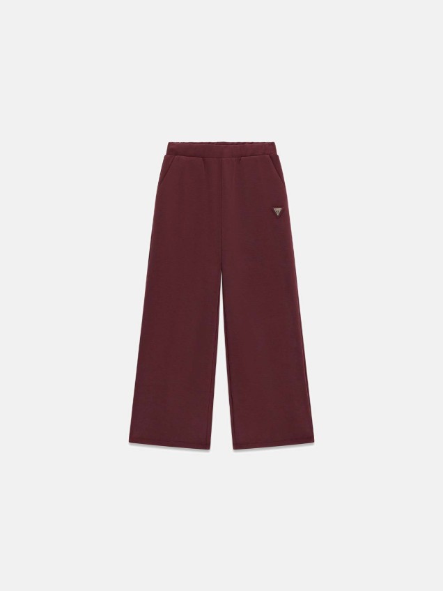 Cal�as Wide Leg com Cintura El�stica