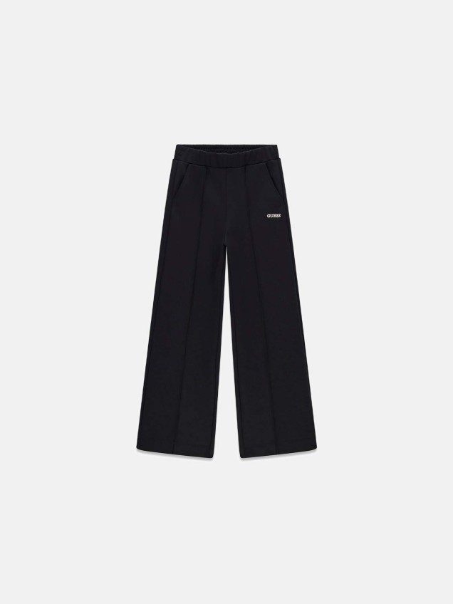 Cal�as Wide Leg com Cintura El�stica