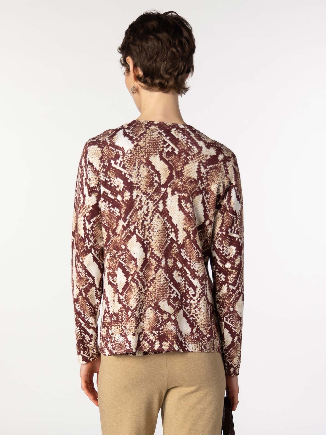 Conjunto de Duas Peças com Animal Print