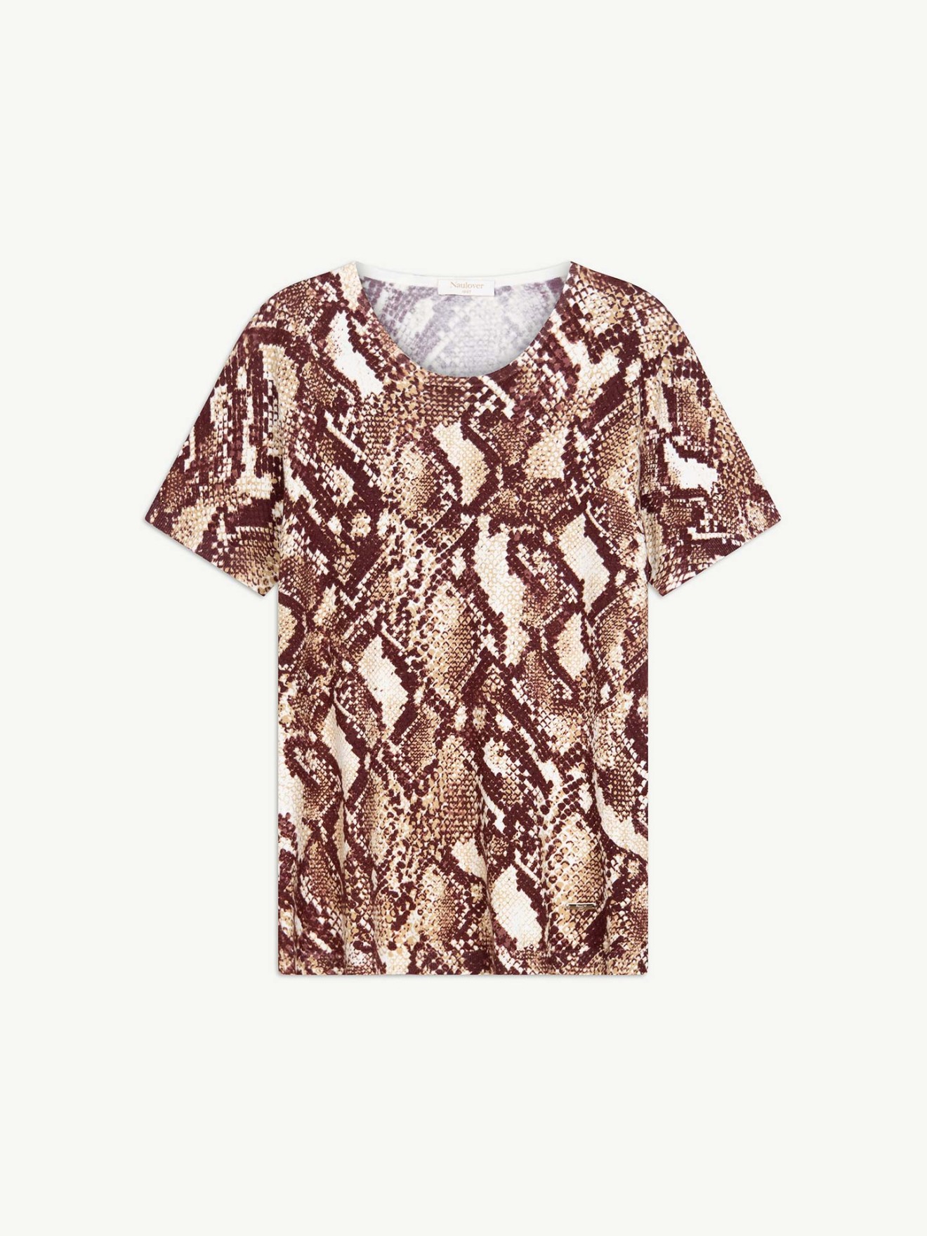 Conjunto de Duas Peças com Animal Print
