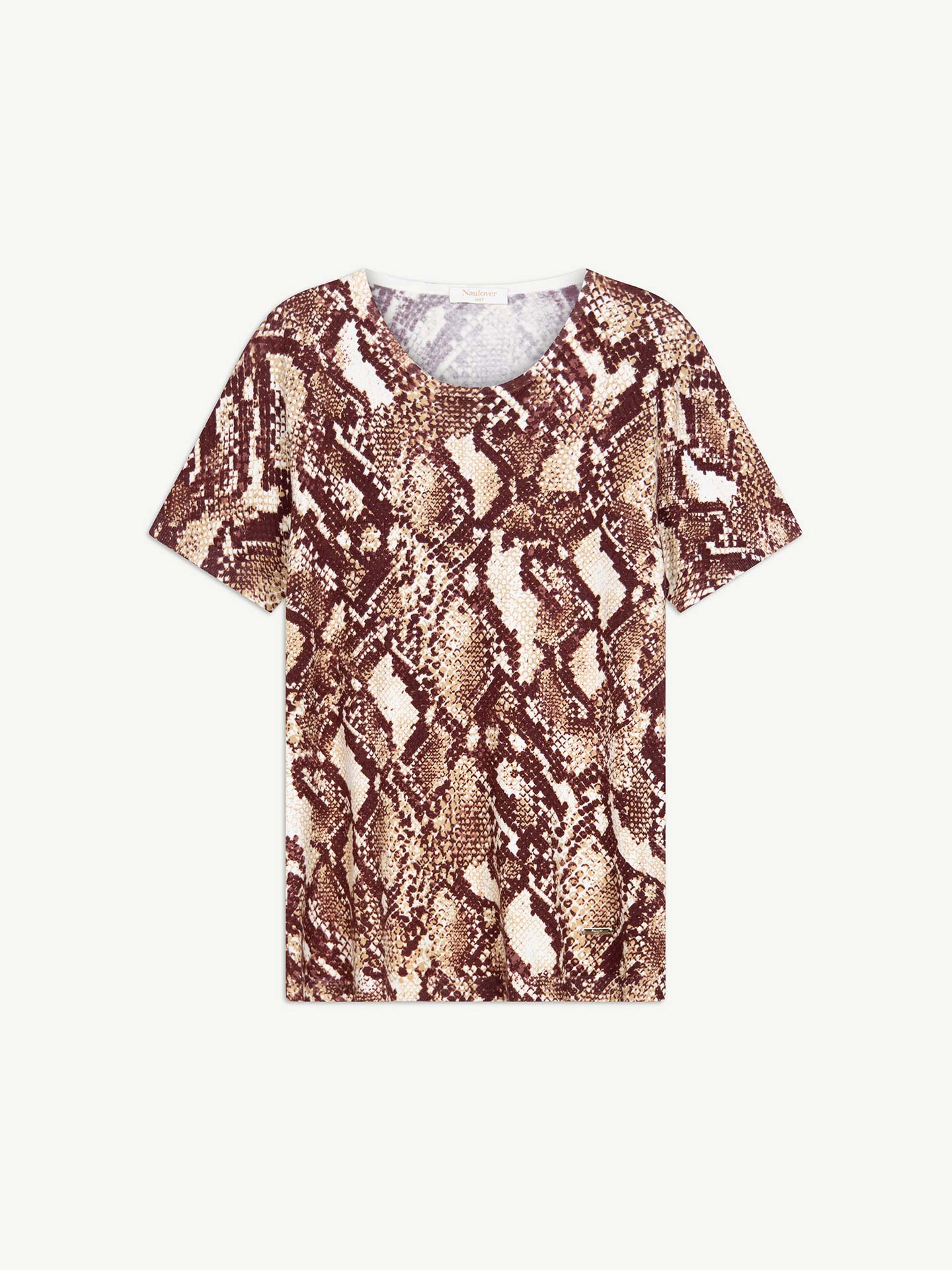 Conjunto de Duas Peças com Animal Print